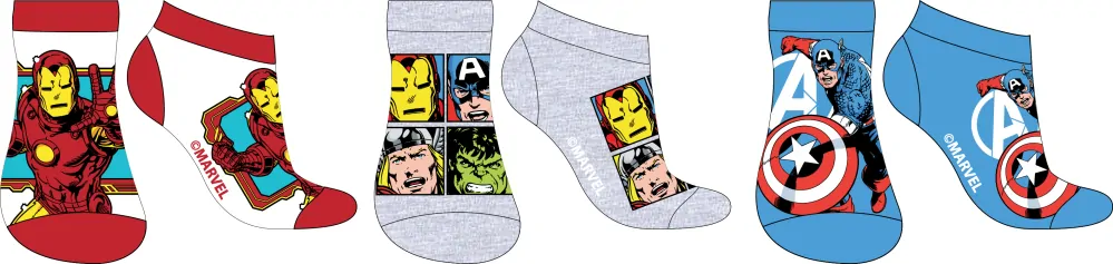 Ponožky AVENGERS 3-balenie