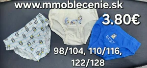 Boxerky BLUEY - 3 balenie