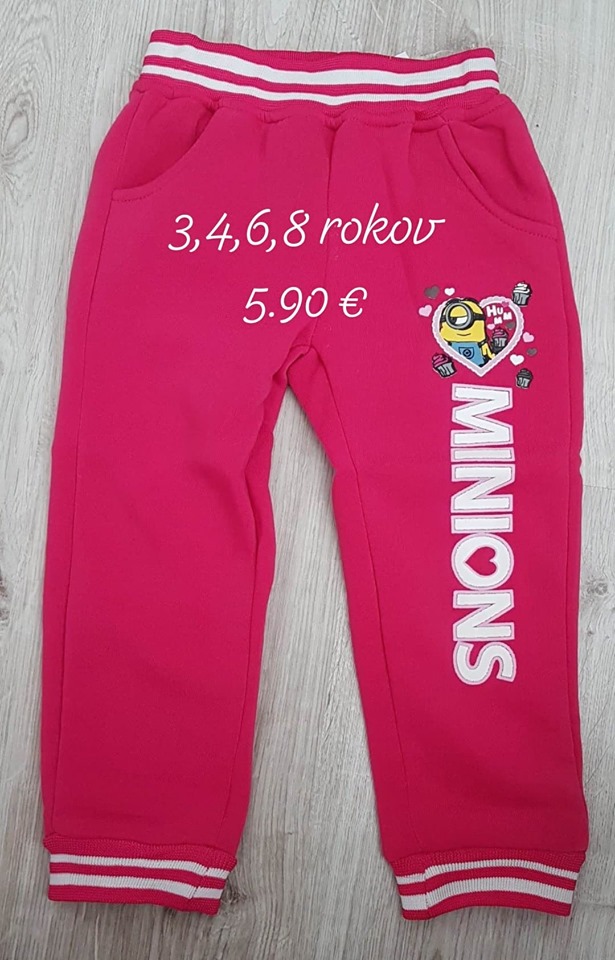 Tepláky MIMONI - dievčenské