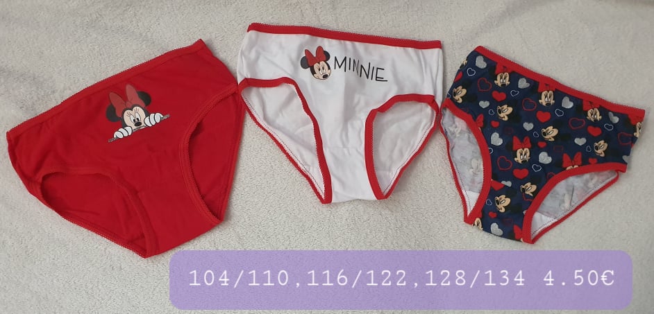 Nohavičky 3-balenie MINNIE