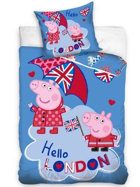Posteľná bielizeň PEPPA PIG 140x200
